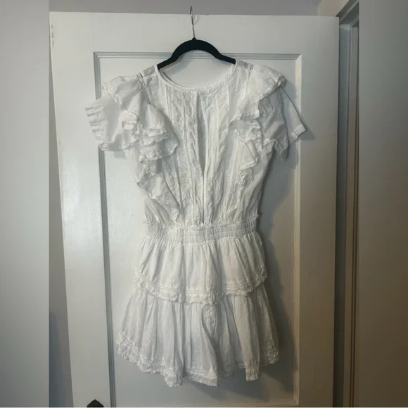 LoveShackFancy Ivory Lace Dress Great Condition - Picture 4 of 6